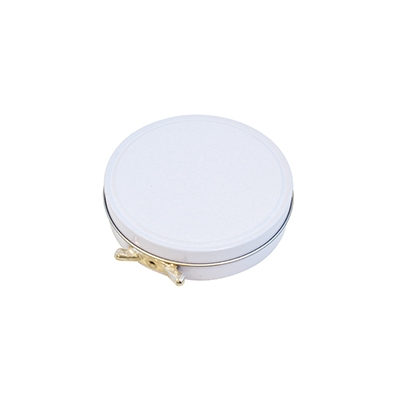 Boite cirage couleur blanc diam 92mm